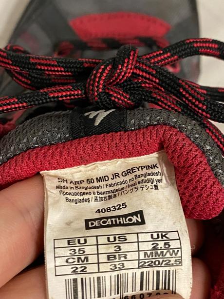 Turistické topánky, 35