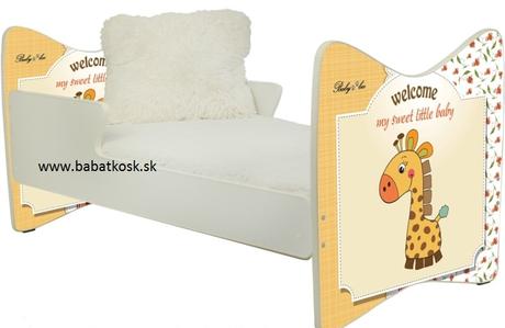 Detská posteľ 140x70+ matrac, šírka (cm): 70,dĺžka (cm): 140