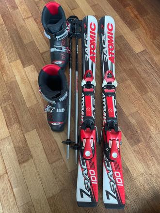 Lyze 100 cm a lyziarky, atomic,100-109 cm