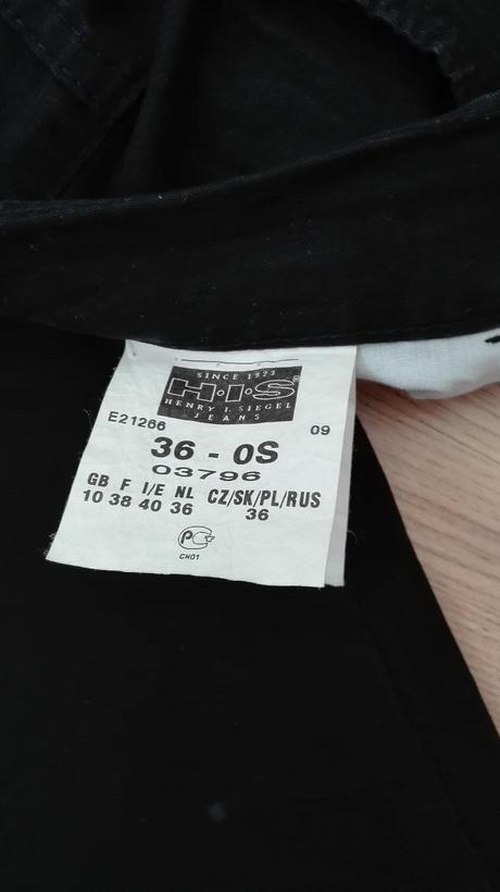 3/4 riflove nohavice his, 36