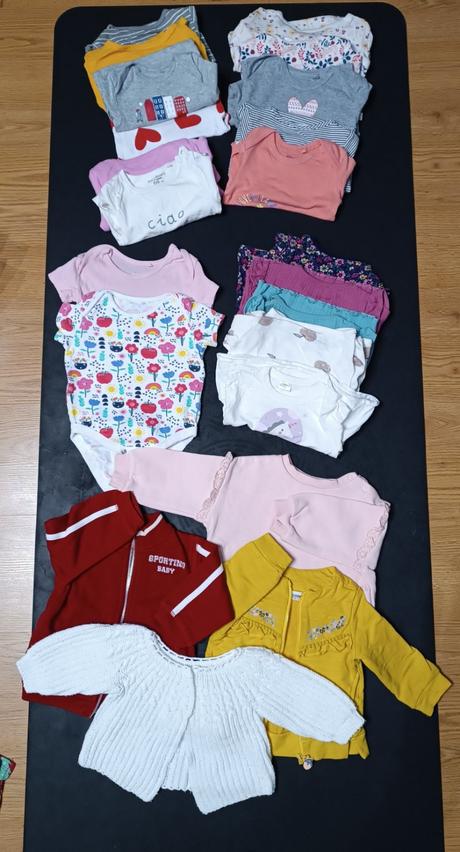 80 ks balík oblečenia pre dievčatko, 68–80