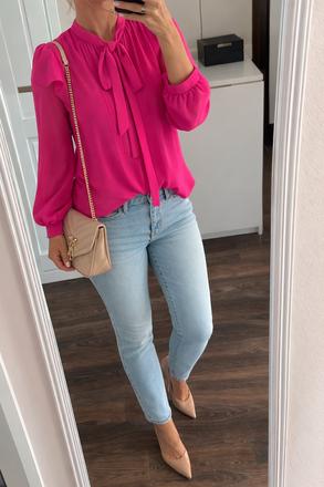 Zara neónová bluzka, zara,m