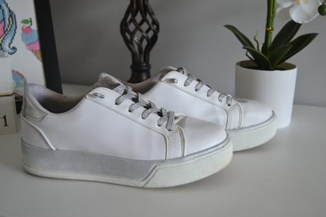 Kožené tenisky na hrubej podrážke, veľkosť 38, 38