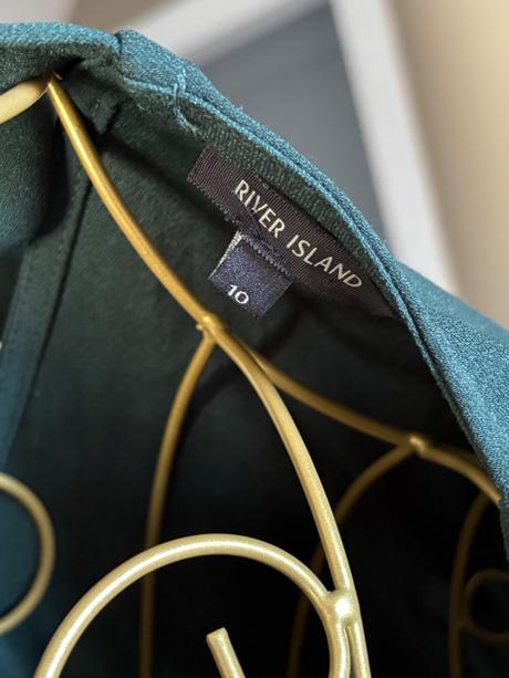 River island smaragdove šaty, river island,38