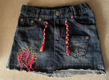 Riflová suknička., 128