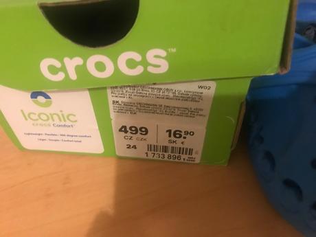 Crocsy ako nové, crocs,24