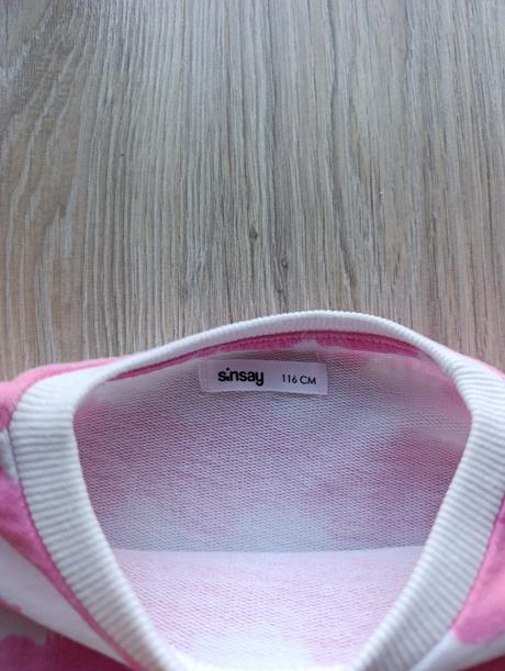 Dievčenská krátka crop mikina, sinsay,116