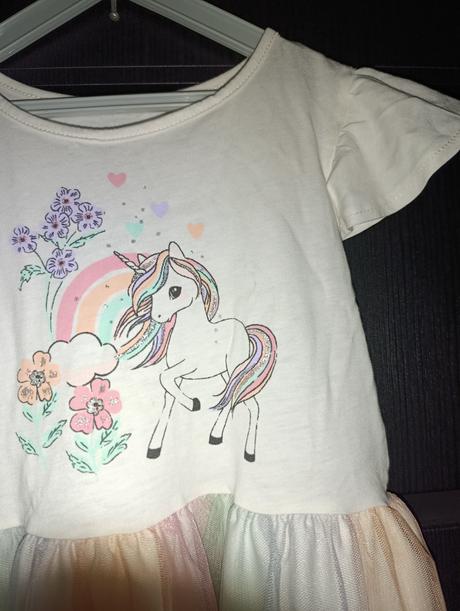 Šaty jednorožec h&m 98/104, h&m,98