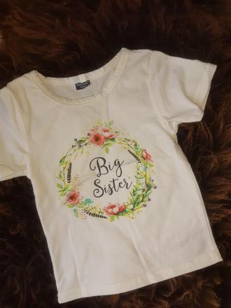 Detské tričko veľká sestra, 86