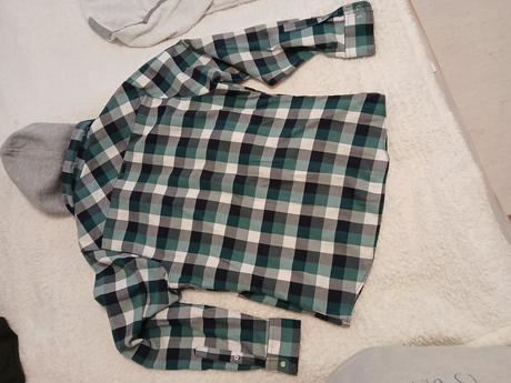 Košeľa a mikina 2v1 + mikina nike obe top stav, l