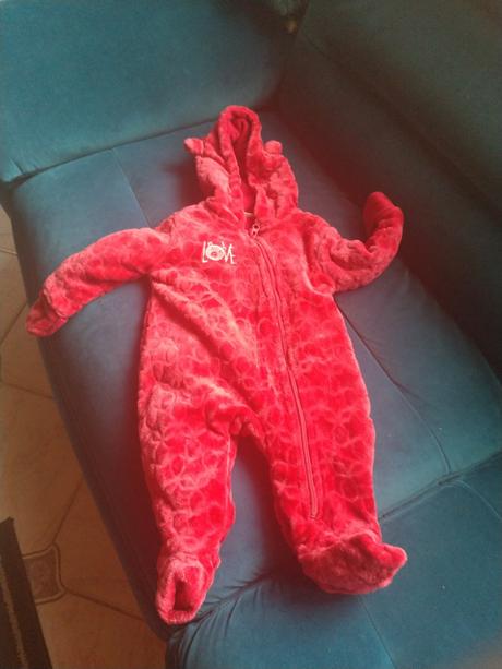 Detsky zimny overal,pouzity raz, 68
