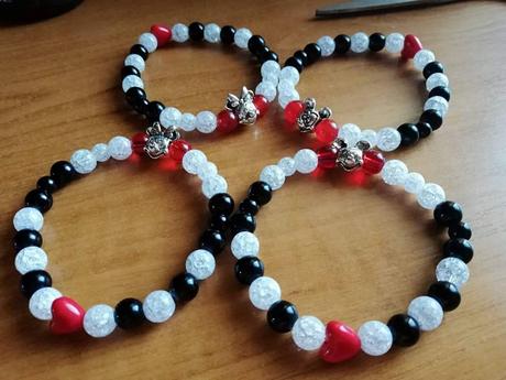 Náramok + anjelik na kľúčenku alebo symple náramok,