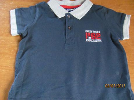 Tmavomodré tričko veľ. 86-92, lupilu,86