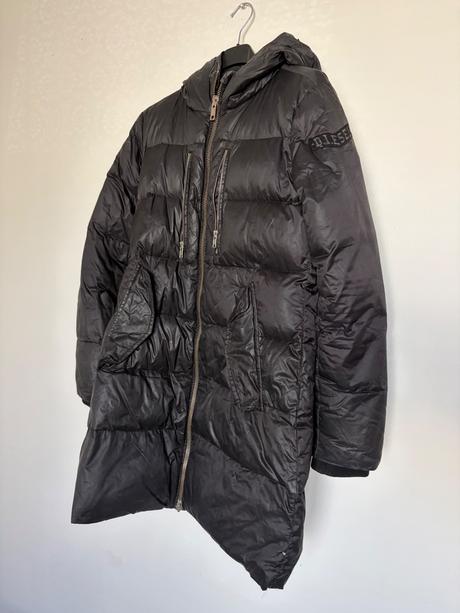 Diesel cierna paperova bunda s kapucou dlha pc 300, diesel,s