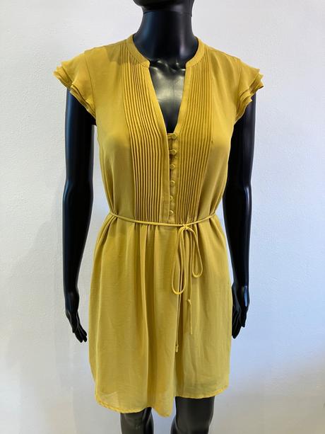 Dámske šaty horčicové h&m (xs), h&m,xs