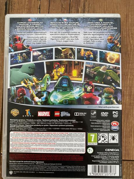 Hra na pc lego marvell super heroes, 