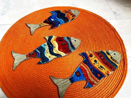 Drevená dekorácia do kúpelky,