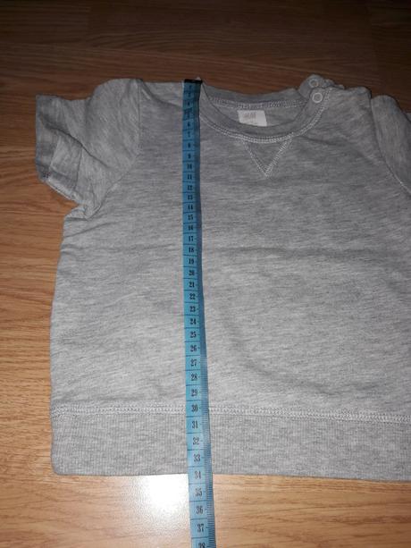 Mikina s kratkym rukavom, h&m,80