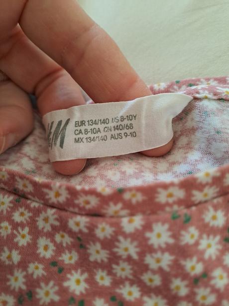 Tričko s dlhým rukávom, h&m,134