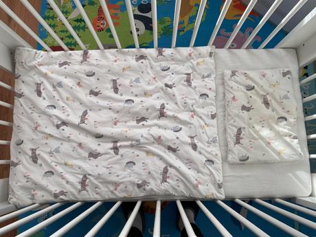 Detská postieľka 120x60 s doplnakmi, šírka (cm): 60,dĺžka (cm): 120