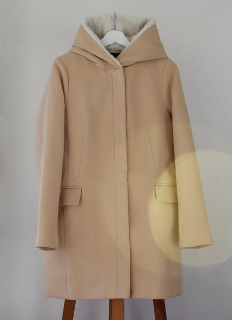 Béžový kabátik s kapucňou, gate,s
