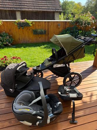 3 kombinacie thule glide 2 kocik+ vanicka +vajicko, thule,thule glide 2