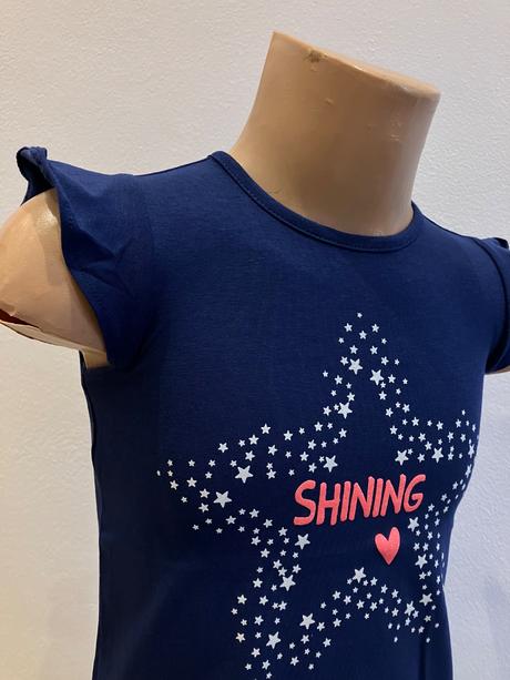 Dievčenské tričko s hviezdičkami a nápisom (92), fagottino,92