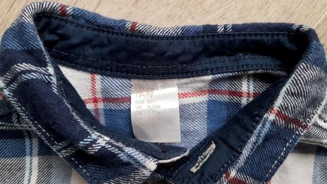 Károvaná košeľa, h&m,80