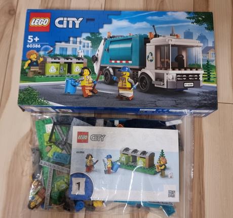 Lego city 60386 smetiarske vozidlo, 