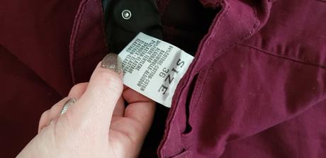 Bordové nohavice goodies, 36