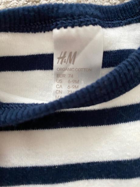 Suprava tricko a nohavice, h&m,74