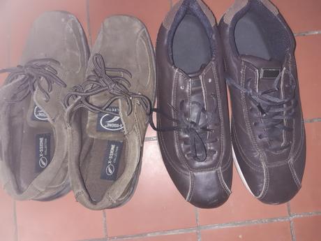 2 x hnede topanky c 45, 45