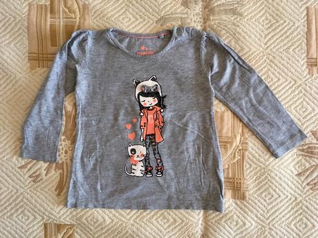 Tričko s dlhým rukávom 86/92, lupilu,86