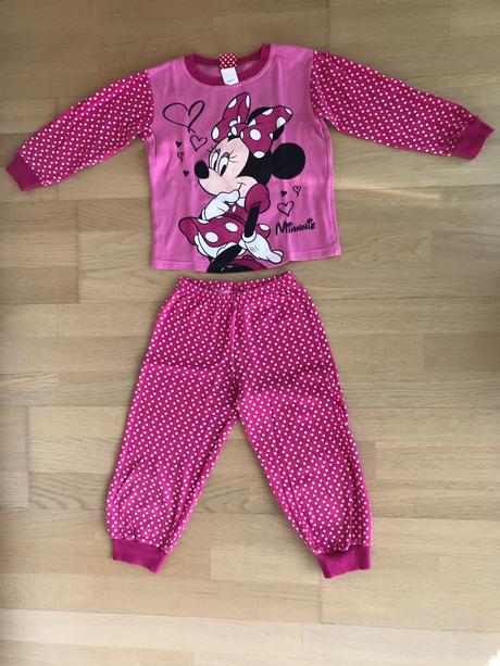 Dievčenské bavlnené pyžamo mickey mouse, 104