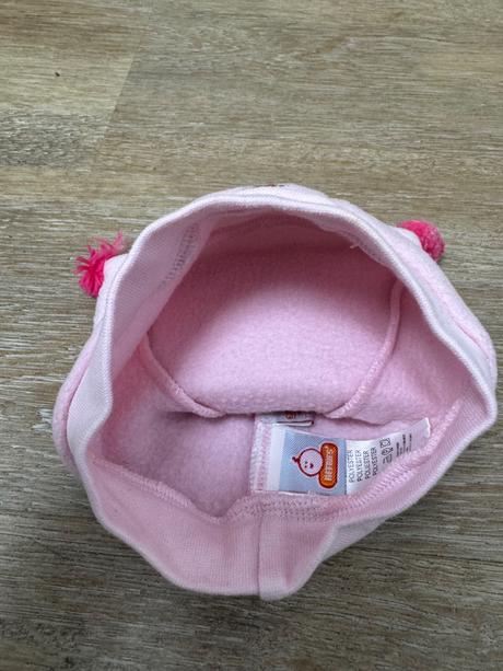 Ružová čiapka beebies 4-9mes., beebies,68