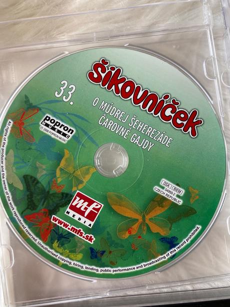 Šikovníček rozprávkové cd 4ks, 