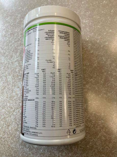 F1- vyvážené jedlo - čoko - pomaranč - limitka, 