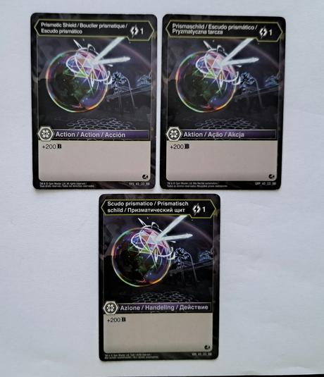 Bakugan karty, 