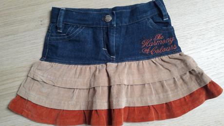 Riflovo-menčestrová suknička chippi-chip, č.92-98, 92