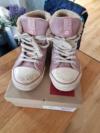 Dievčenské prechodné topánky big star, 37