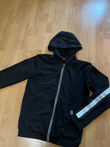 Čierna mikina na zips, s.oliver,152