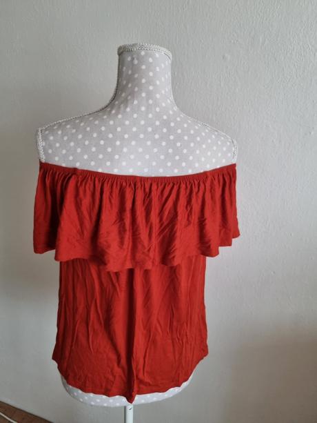 Červenohnedý elastický top atmosphere m, atmosphere,m