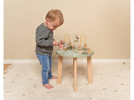 Little dutch stolík s aktivitami drevený farma,