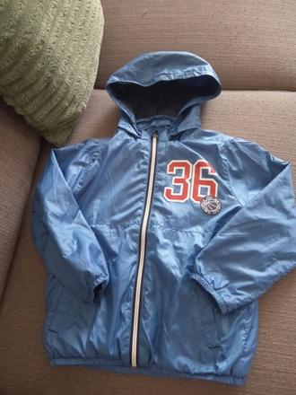 Prechodná tenká vetrovka podsita, h&m,110