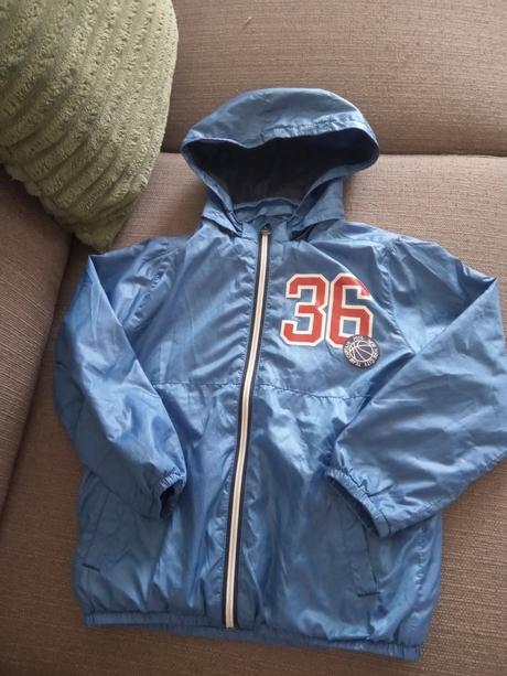 Prechodná tenká vetrovka podsita, h&m,110