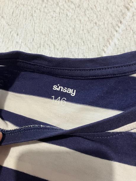 Pásikavé tričko, sinsay,146