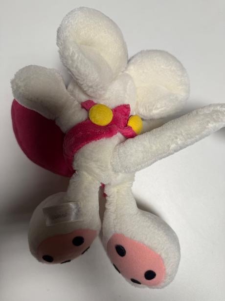 Plyšová postavička diddl s veľkým srdcom,