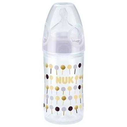 Nuk fc+ plastová fľaša love 250 ml, cumlík silikón, nuk