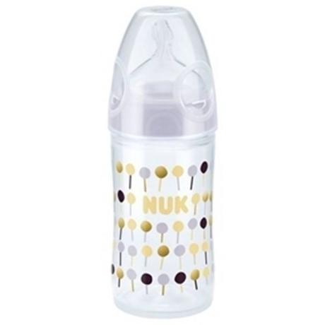 Nuk fc+ plastová fľaša love 250 ml, cumlík silikón, nuk