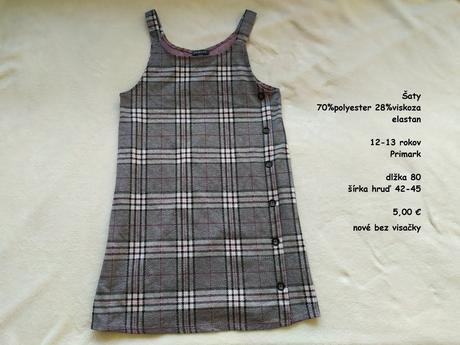 Šatičky, primark,158
